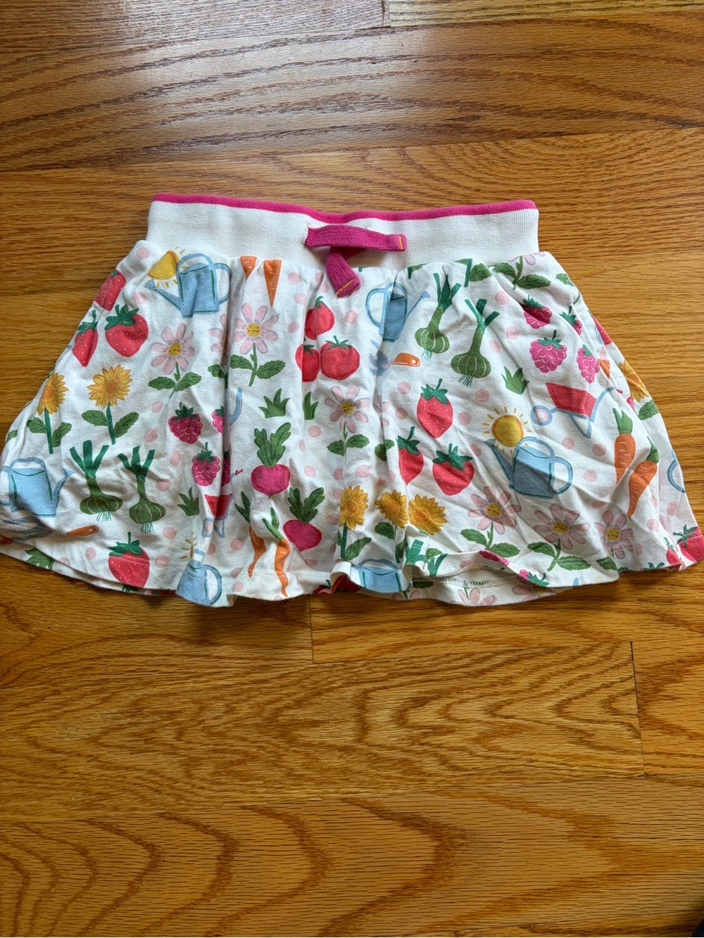 Mini boden garden print skort size 5-6 years